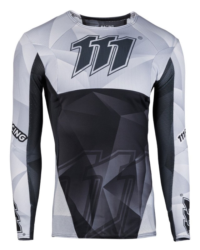 111 Racing Koszulka 111.1 - RAZOR BLACK Kolor  Biało czarno szary 