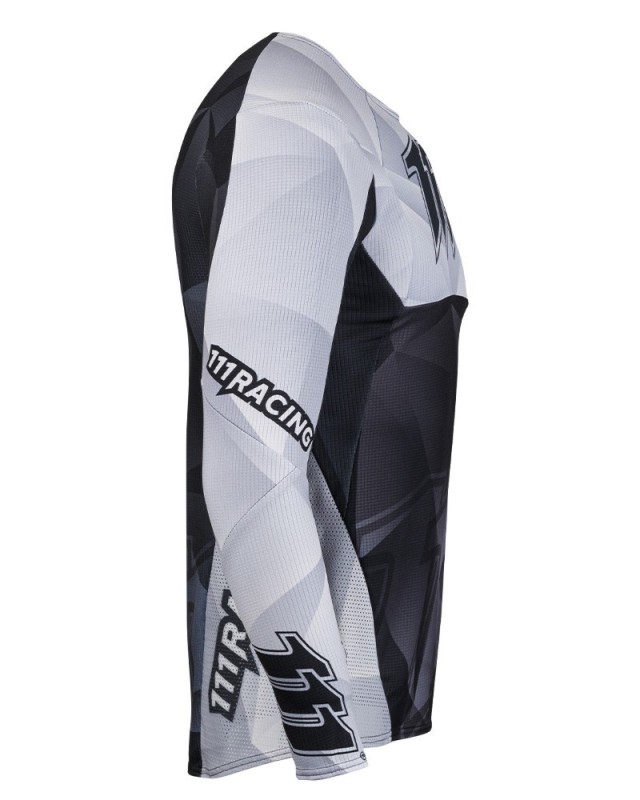 111 Racing Koszulka 111.1 - RAZOR BLACK Kolor  Biało czarno szary 