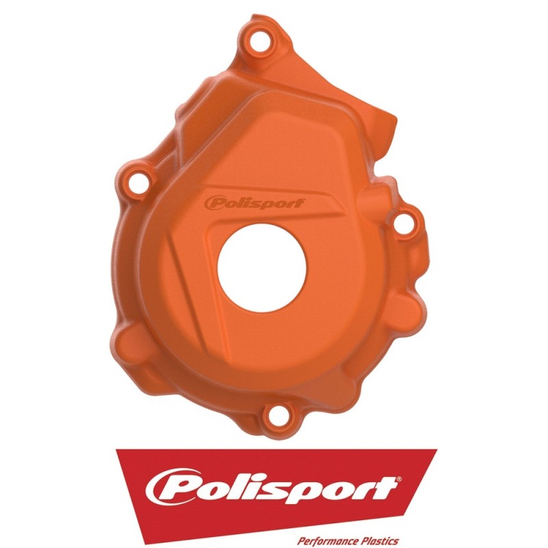 Polisport 8461400002 osłona pokrywy zapłonu/alternatora KOLOR POMARAŃCZOWY KTM SX-F250 SX-F350 '16-22 Husqvarna FC250 FC350 '16-22