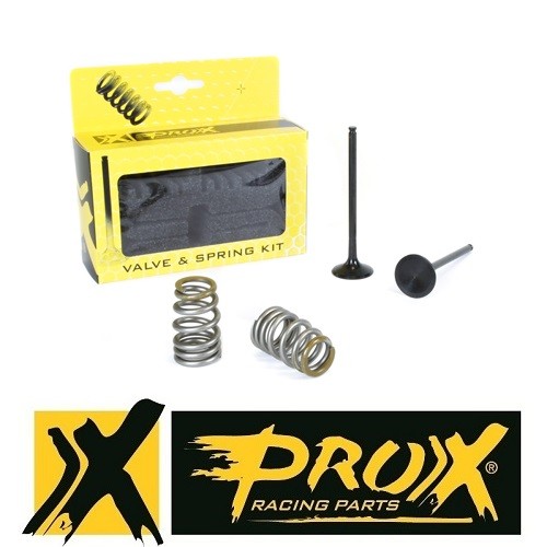 Prox 28.SES6327-1 Zestaw stalowych zaworów wydechowych ze sprężynami KTM SXF250  '05-07 EXCF250 '06-07 ( OEM: 77036031000 77136031000 )