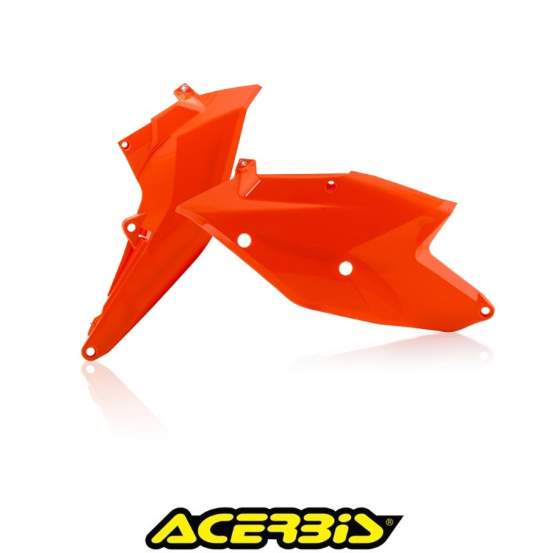 Acerbis 0021746.011.016 Boczki tylne KOLOR POMARAŃCZOWY KTM SX125/150/250 16-18 SXF250/350/450 16-18 EXC250/300 TPI 17-19 EXC-F250/350/450/500 17-19 