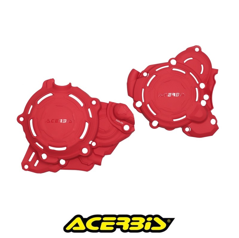 Acerbis 0026112.110 Zestaw osłon silnika X-Power KOLOR CZERWONY GasGas EC250 EC300 EX250 EX300 MC250 \'24