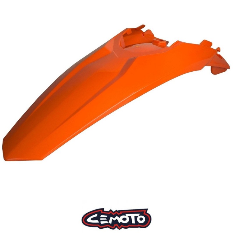 CEMOTO 286110 Tylny błotnik KTM SX125 SX150 SX250 EXC125 EXC200 EXC300 EXC450 EXC500 EXC-F250 EXC-F350 \'12-16 SX-F250 SX-F350 SX-F450 \'11-15 POMARAŃCZOWY