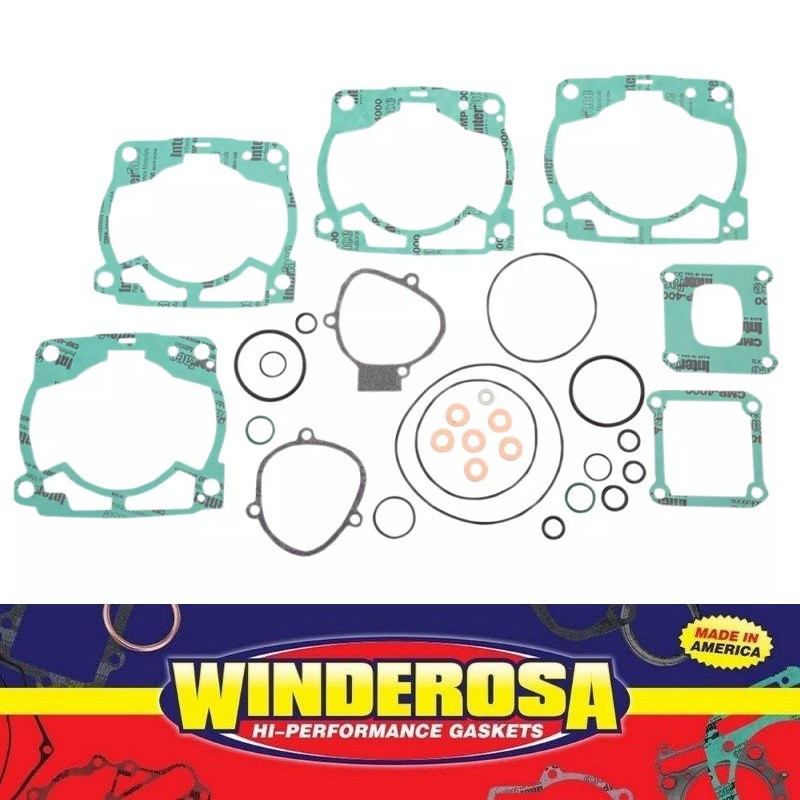 Winderosa 810976 Zestaw uszczelek Top-End KTM SX250 \'17-21 EXC250 \'17-18 EXC300 \'17-21 EXC250/300 TPI \'18-21 Husqvarna TC250 \'17-21 TE250/300 \'17-19 TX300 \'17-19 TE 250/300 i \'18-22