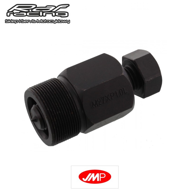 JMP 7221740 Ściagacz magneta M27x1,0 gwint lewy zewnętrzny Yamaha Aerox \'97-07 Neos MBK Nitro Booster Aprilia SR50 \'92-03 Amico Scarabeo 