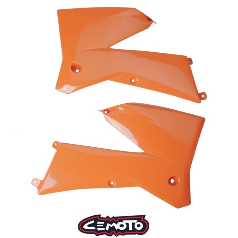 CEMOTO 281710 Osłony baku kolor pomarańczowy KTM SX125 SX-F525 KTM SX250 SX-F450 ‘2005-2006, SX-F250 ‘2006, EXC-F525 EXC-F400 EXC-F250 EXC250 EXC125 EXC300 EXC200 ’2005-2007