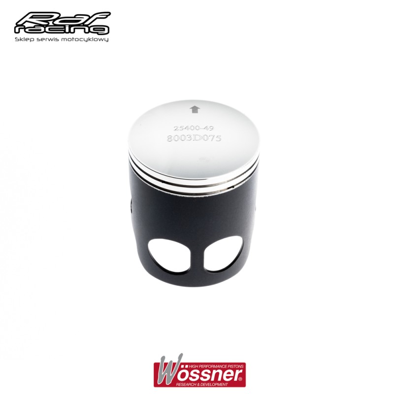 Wossner 8003D075 Kompletny tłok Yamaha DT125 \'74-94 TY125 \'75-89 selekcja +0.75mm = 56.69mm (2)