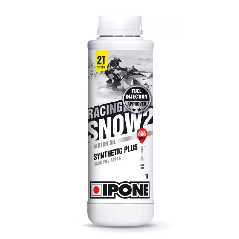 Ipone 800173 Olej do mieszanki Racing Snow 2 1L truskawkowy