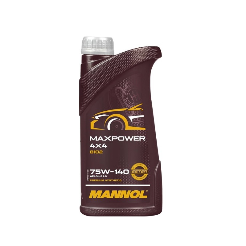 Mannol MN8102-1 Olej przekładniowy Maxpower 4x4 GL5 75W140 syntetyczny 1L 