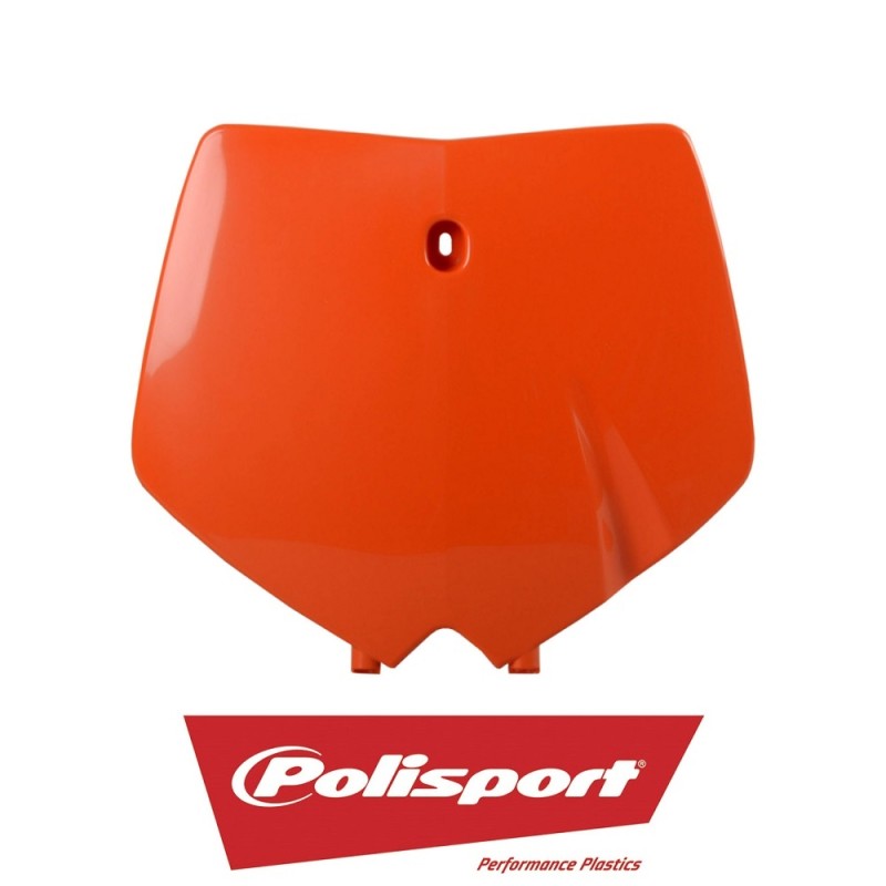 Polisport 8660300001 Przednia tabliczka pod numer startowy / plastron kolor pomarańczowy KTM SX 125/250/380/520 \'99-02
