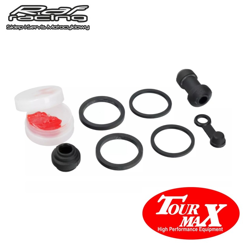 Tourmax BCF-128 Zestaw naprawczy zacisku hamulcowego Honda CBR125 \'04-12 CBF125 \'09-12 MBX 50/80 \'82-88 NSR50 \'89-96 VT125 \'99-08 XL125 \'01-13 XL 300/650 \'83-88 XR250 \'84-88 VTX1300 \'05-07 VF750 \'93-00 (1)