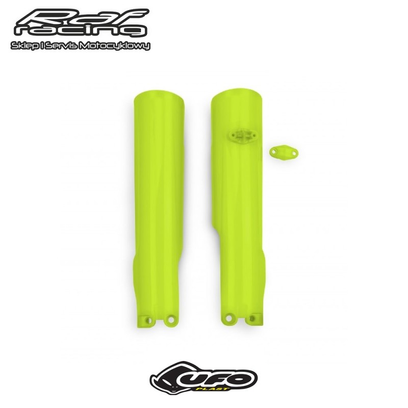 UFO HU04312104 Osłony lag Husqvarna TC 125/250 FC 250/350/450 TX300 FX 350/450 \'23 KOLOR ŻÓŁTY FLUO