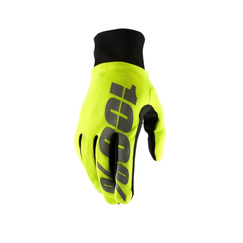 100 PROCENT RĘKAWICE ZIMOWE CROSS/ENDURO HYDROMATIC NEON YELLOW (WODOODPORNE) KOLOR ŻÓŁTY FLUO ROZMIAR XXL STARY KOD: 10011-004-14
