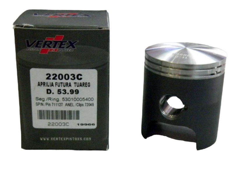 VERTEX TŁOK APRILIA 125 AF1, RX,RS, PEGASO (54,02MM) (PIERŚCIENIE 53010005400 x 2 SZT.) (1)