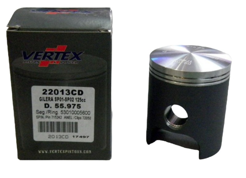 VERTEX TŁOK GILERA 125 (SP01, SP02) (55,995MM) (PIERŚCIENIE 53010005600 X 2 SZT) (1)