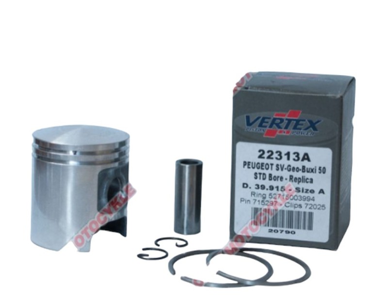 VERTEX TŁOK PEUGEOT SV, BUXY, ELYSEO, TREKKER 50 (39,925MM) (PIERŚCIENIE 52715003994 X 2 SZT.) (1)