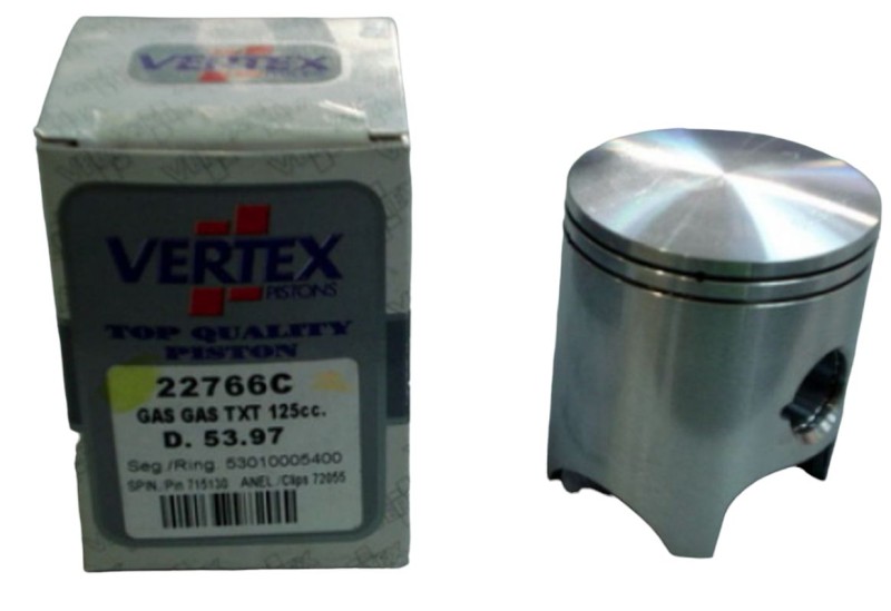 VERTEX TŁOK GAS GAS 125 TXT '02-'21 (53,96MM) (+0,01MM) (PIERŚCIENIE 53009805400 x 2 SZT.) (1)