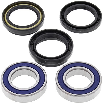 All Balls Łożyska koła przód Yamaha Grizzly Rhino Kodiak Big Bear 350/400/450/660/700 Suzuki LT-A LT-F 300/400/500 tył Honda ATC TRX 78-17 25-1108
