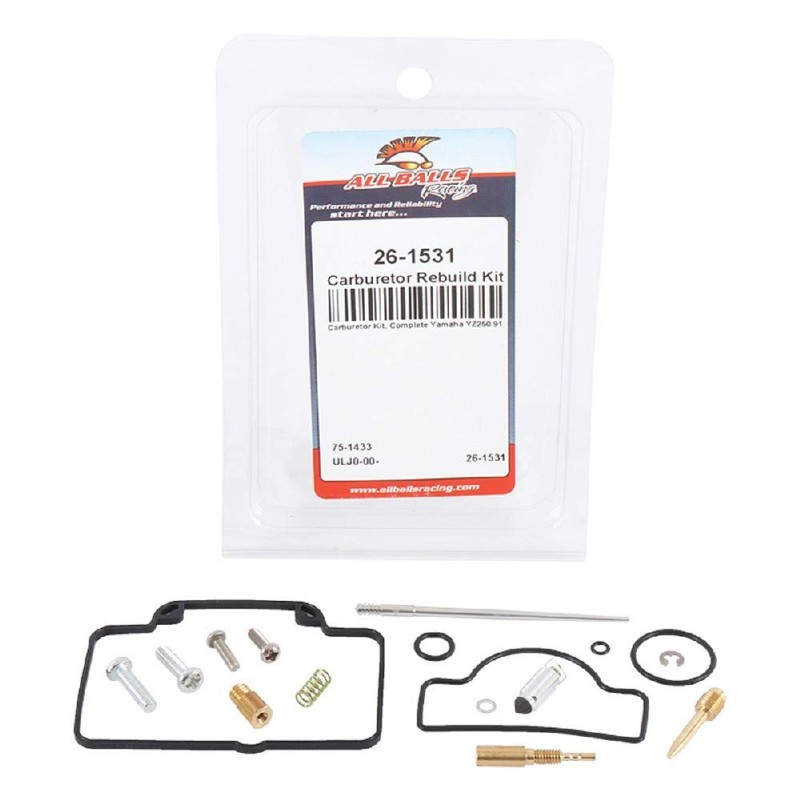 ALL BALLS ZESTAW NAPRAWCZY GAŹNIKA YAMAHA YZ 250 '91 (1)