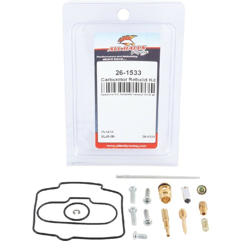 ALL BALLS ZESTAW NAPRAWCZY GAŹNIKA YAMAHA YZ 125 '98 (1)