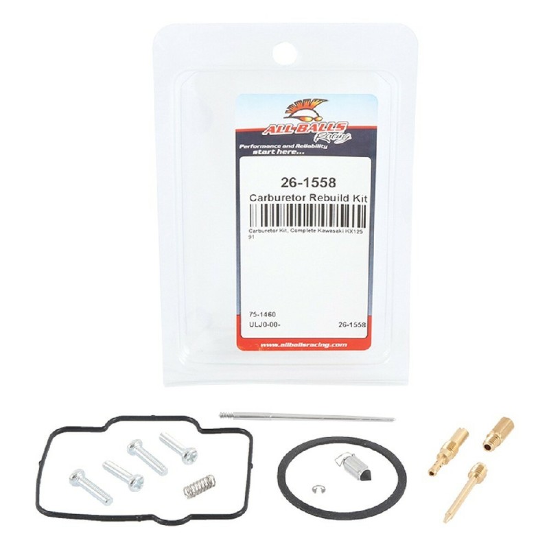 ALL BALLS ZESTAW NAPRAWCZY GAŹNIKA KAWASAKI KX 125 '91 (1)
