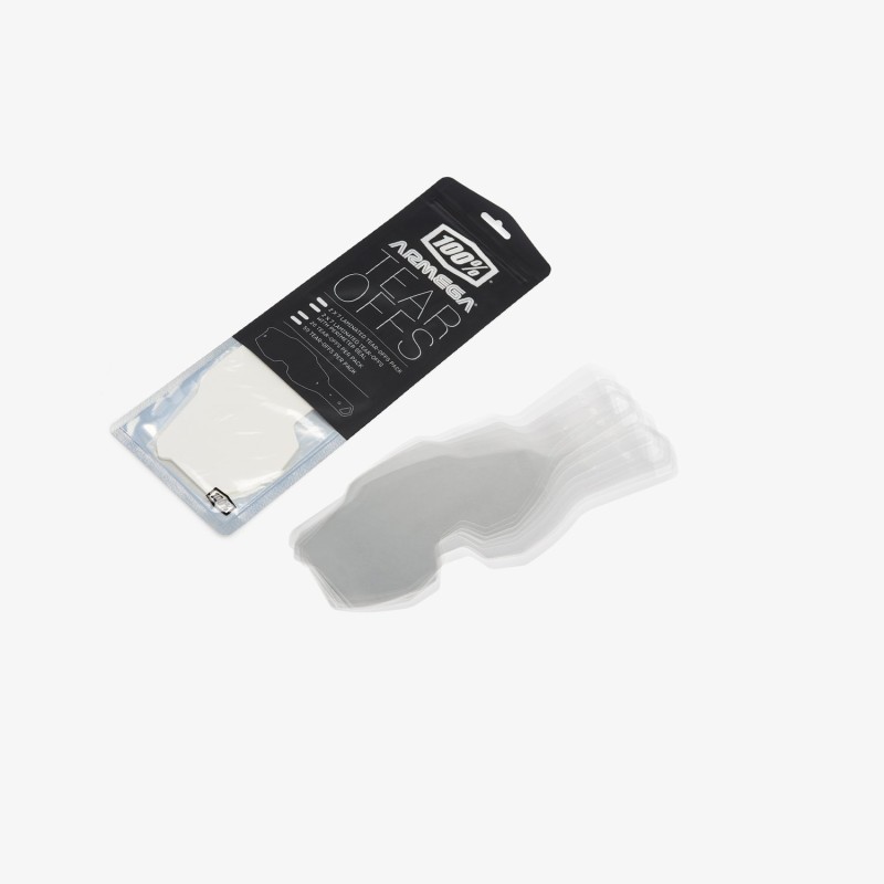 100 PROCENT ARMEGA / ARMATIC STANDARD TEAR-OFFS 50PK - ZRYWKI / ZRZUTKI DO GOGLI ARMEGA / ARMATIC 50 SZTUK