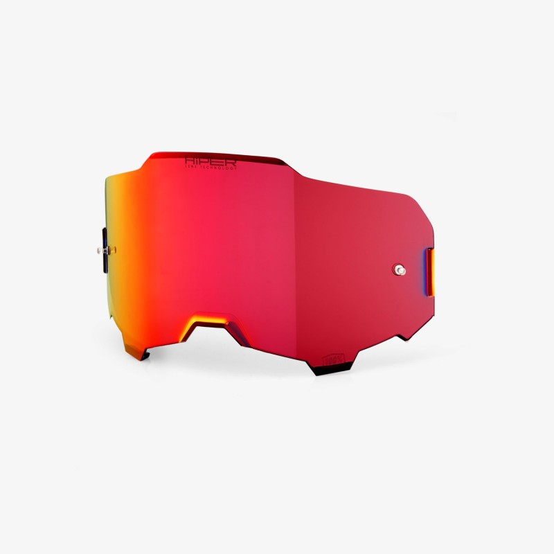 100 PROCENT ARMEGA / ARMATIC REPLACEMENT HIPER MIRROR RED LENS - SZYBA/SZYBKA/SZYBKA HIPER DO GOGLI ARMEGA / ARMATIC KOLOR CZERWONE LUSTRO