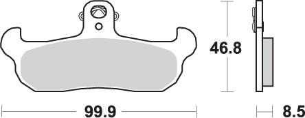 SBS PROMOCJA KLOCKI HAMULCOWE KH134 OFF-ROAD SINTER KOLOR ZŁOTY (1)