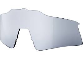 100 PROCENT WYPRZEDAŻ ROWEROWE WYMIENNE SZKŁO DO OKULARÓW ROWEROWYCH CZARNE LUSTRO (KRÓTKIE) (1)