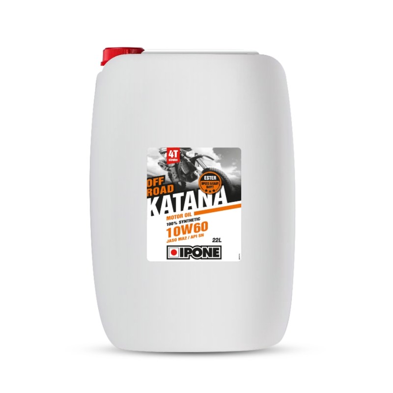 IPONE KATANA OFF ROAD 10W60 OLEJ SILNIKOWY 100% SYNTETYK 22L (BECZKA) (ESTER, MA2) (800434) (AKC) (1)