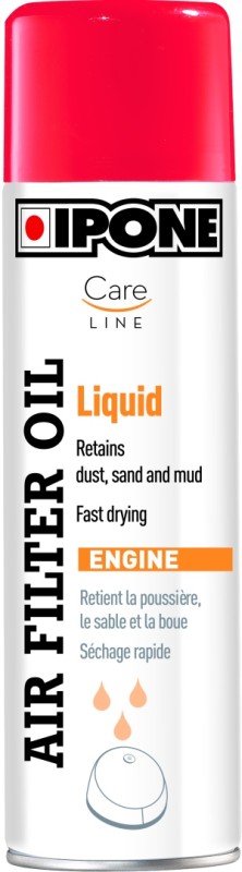IPONE PŁYN (OLEJ) DO NASĄCZANIA FILTRÓW POWIETRZA AIR FILTER OIL LIQUID 500ML (CARELINE) - ZASTĘPUJE IP530 (12)