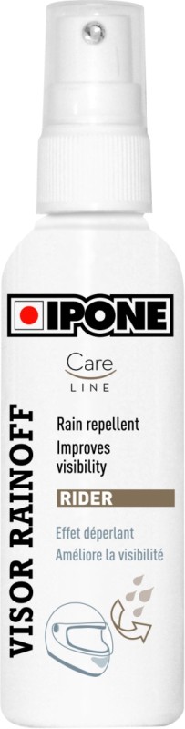 IPONE VISOR RAINOFF 100ML SPRAY WYTRĄCAJĄCY WODĘ DO MYCIA SZYBEK KASKU (CARELINE) (12) (1)
