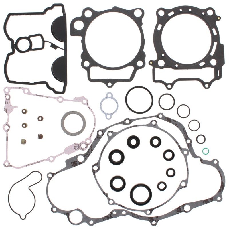 WINDEROSA (VERTEX) KOMPLET USZCZELEK YAMAHA WR450F 07-15, YZ450F 06-09 (Z USZCZELNIACZAMI SILNIKOWYMI) (1)