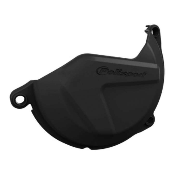 POLISPORT OSŁONA POKRYWY (DEKLA) SPRZĘGŁA KTM XCF/SXF 450/500 13-15, EXC 450/500 `12-`16, HUSQVARNA FC/FS 450 `14-`15, FE 450/501 `14-`16 CZARNY