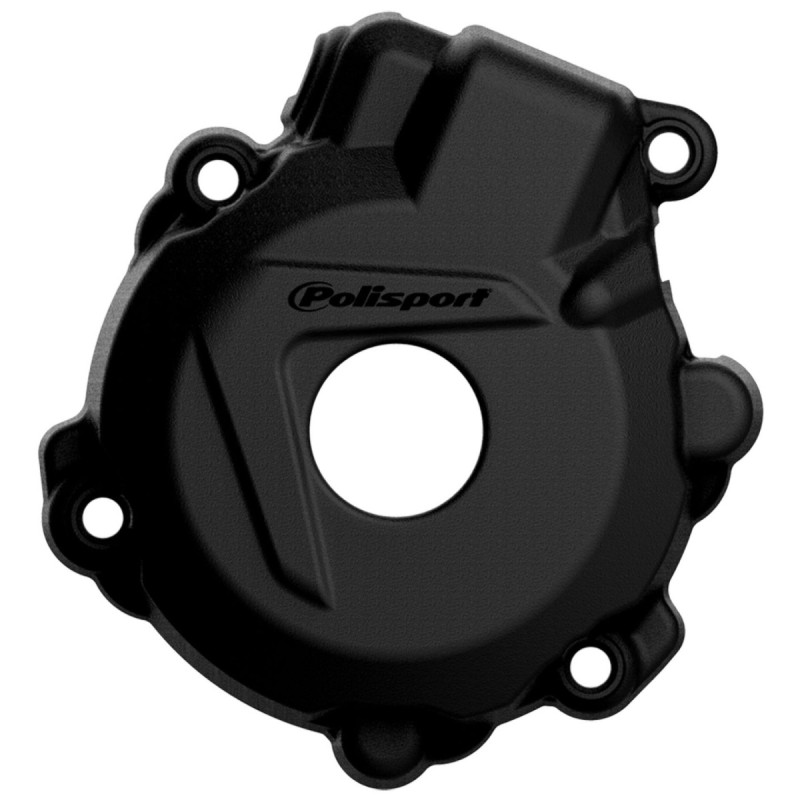 POLISPORT OSŁONA POKRYWY (DEKLA) ALTERNATORA KTM EXC-F/XCF-W 250 '14-'16; EXC-F/XCF-W 350 '12-'16; FREERIDE 350 '13-'17; HUSQVARNA FE 250/350 '14-'16 KOLOR CZARNY