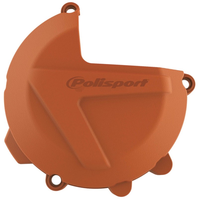 Polisport Osłona pokrywy sprzęgła KTM EXC XC-W SX 250/300 Husqvarna TE 250/300 17-22 kolor pomarańczowy