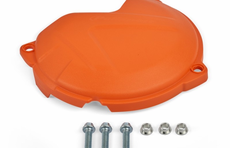 Polisport Osłona pokrywy sprzęgła KTM SX-F XC-F EXC-F XCF-W 250/350 16-19 kolor pomarańczowy