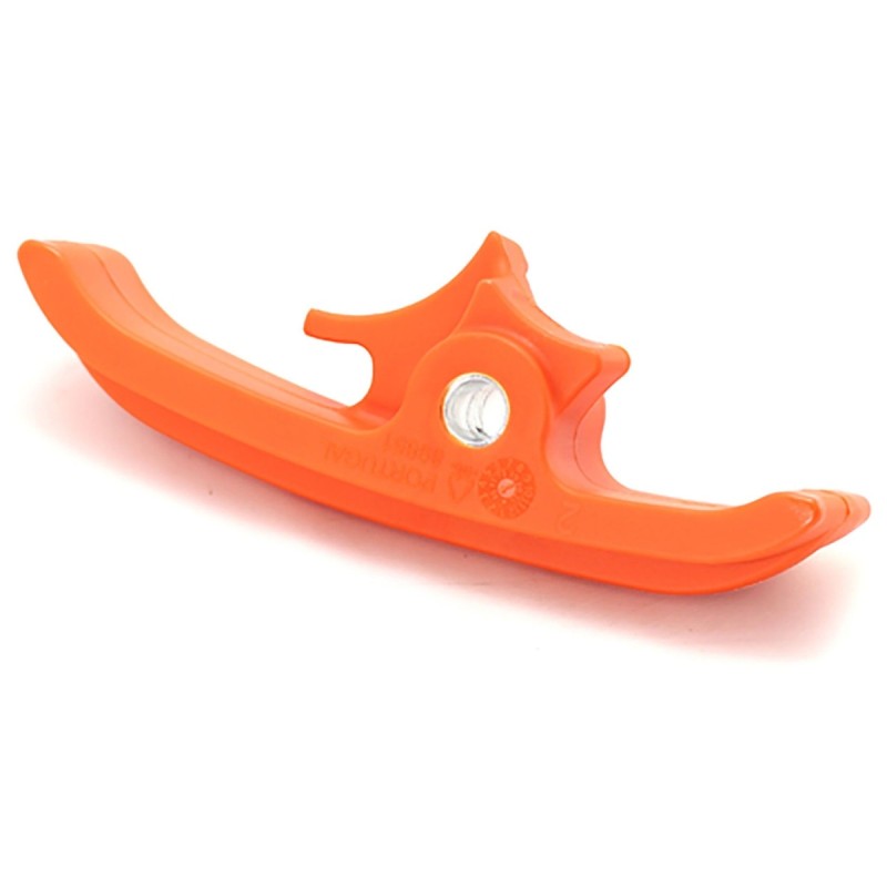 Polisport Ślizg łańcucha KTM SX XC-W SX-F EXC-F Husqvarna TC FC TE FE 85/125/150/250/350/450/500 16-22 (79003053010) kolor pomarańczowy