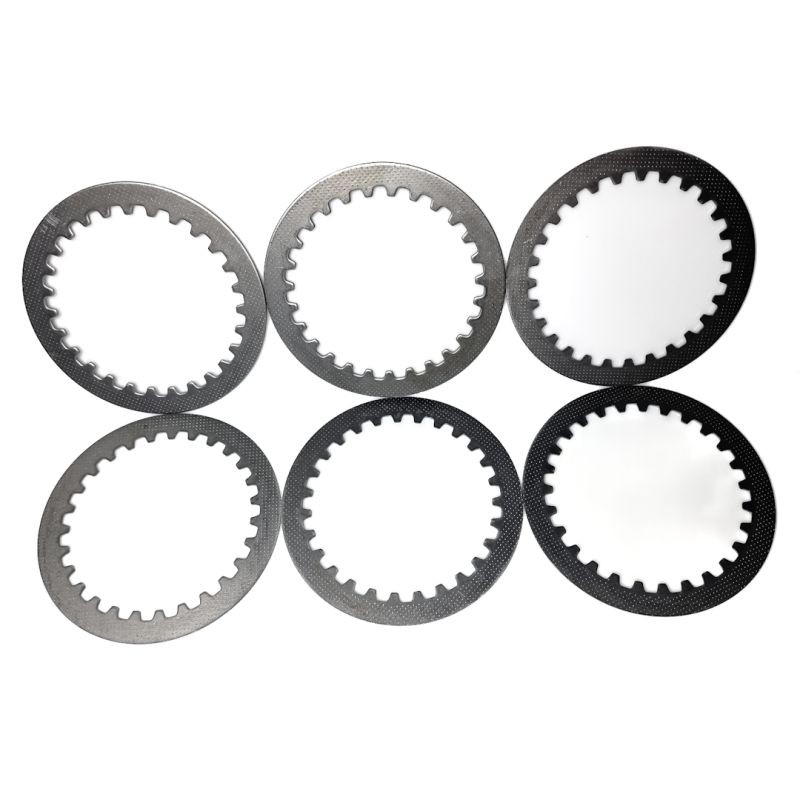 BRONCO PRZEKŁADKI TARCZ SPRZĘGŁOWYCH YAMAHA YFM350 RAPTOR 04-12, YFM350 BIGBEAR/WARRIOR 87-04, SUZUKI SV650 03-05 (6 SZT.) (PS008C) (1)