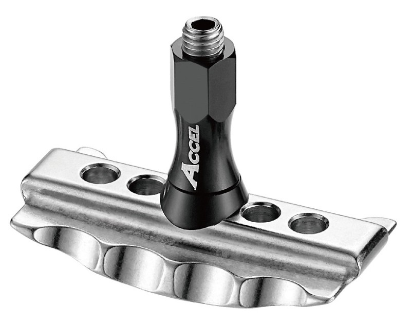 ACCEL TRZYMAK OPONY 1,60 ALUMINIOWY Z NAKRĘTKĄ ALU (WZMACNIANY) (1)