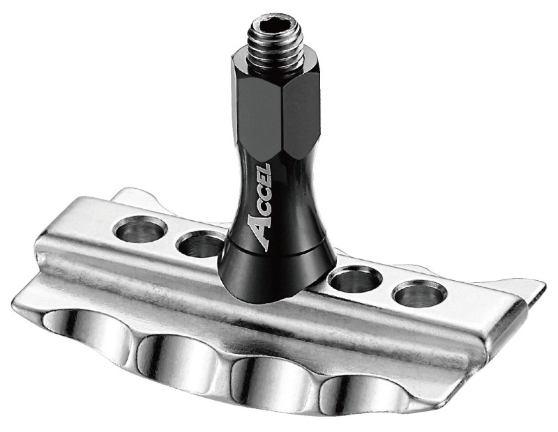 ACCEL TRZYMAK OPONY 1,85 ALUMINIOWY Z NAKRĘTKĄ ALU (WZMACNIANY) (1)