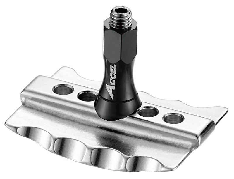 ACCEL TRZYMAK OPONY 2,15 ALUMINIOWY Z NAKRĘTKĄ ALU (WZMACNIANY) (1)