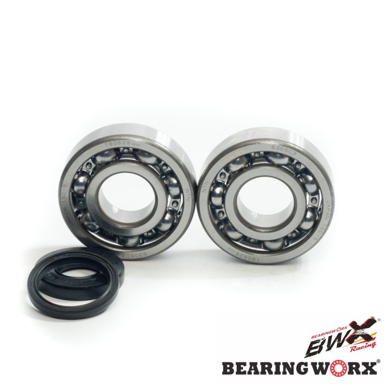 BEARING WORX ŁOŻYSKA WAŁU KORBOWEGO Z USZCZELNIACZAMI HUSQVARNA CR250 99-04, WR250 99-13, WR300 98-13 (NTN) (MADE IN JAPAN) (24-1107) (1)