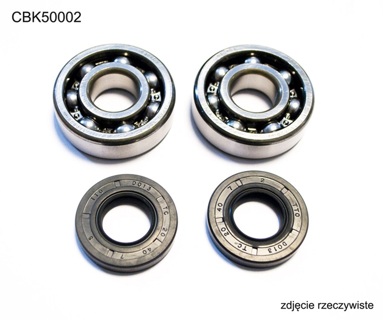 Bearing Worx Komplet łożysk wału KAWASAKI KX65 KX80  KX85, SUZUKI RM60 RM65 (NTN) (24-1006)