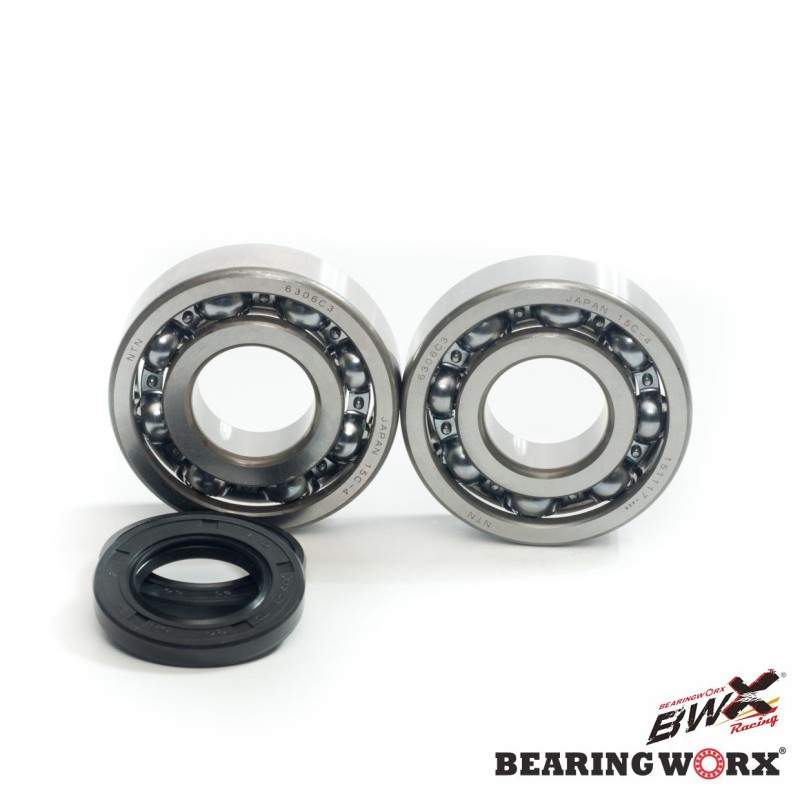 BEARING WORX ŁOŻYSKA WAŁU KORBOWEGO Z USZCZELANIACZAMI KAWASAKI KX 500 '83-'04 (NTN) (MADE IN JAPAN) (24-1011) (1)