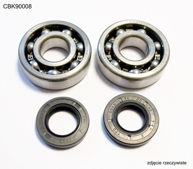 Bearing Worx Zestaw łożysk wału korbowego z uszczelniaczami Yamaha YZ 125 05-17 CBK90008 (24-1062)