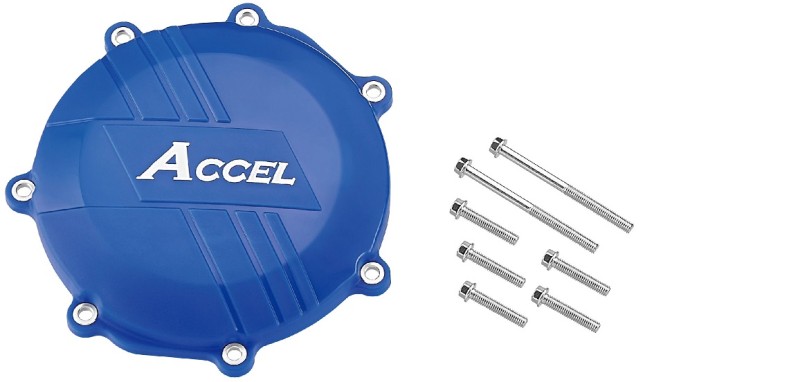 ACCEL OSŁONA POKRYWY SPRZĘGŁA (PLASTIKOWA) YAMAHA YZF450 '14-'17 KOLOR NIEBIESKI
