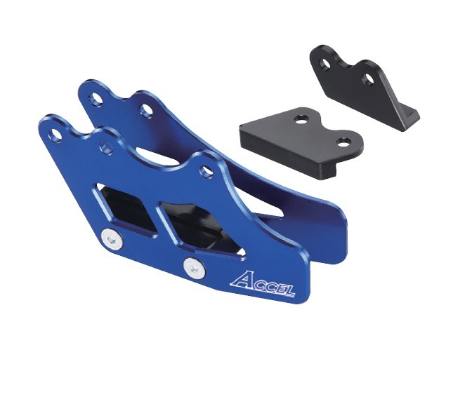 ACCEL PROWADNICA ŁAŃCUCHA KPL. YAMAHA YZF 250/450 '07-'16, YZ250 '08-'16 KOLOR NIEBIESKI (1)