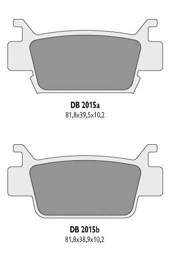 DELTA BRAKING KLOCKI HAMULCOWE KH410 HONDA TRX - ZASTĘPUJĄ DB2015MX-D ORAZ DB2015QD-D (1)