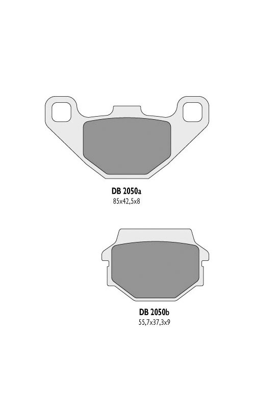 DELTA BRAKING KLOCKI HAMULCOWE KH67, KH372 - ZASTĘPUJĄ DB2050MX-D ORAZ DB2050QD-D (1)